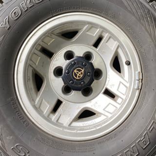トヨタ　ランクルプラド純正　スタッドレスタイヤ　アルミホイール4本セット