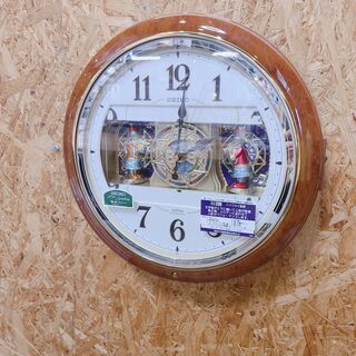 SEIKO 掛け時計 ウエーブシンフォニー 電波時計 ツイン・パ からくり