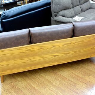 unico ALBERO カバーリングソファ 3シーター レザー調