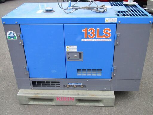 ◆Denyo デンヨー 防音型ディーゼルエンジン発電機 TLG-13LSY 使用時間48時間の極上◆