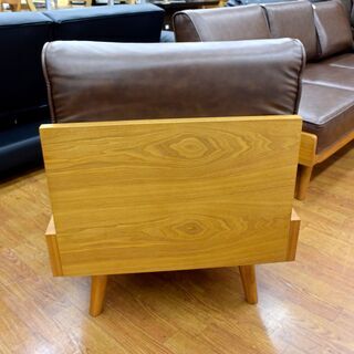 unico ALBERO カバーリングソファ 1シーター レザー調