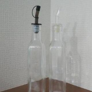 ビネガー＆オイルガラスボトルセット