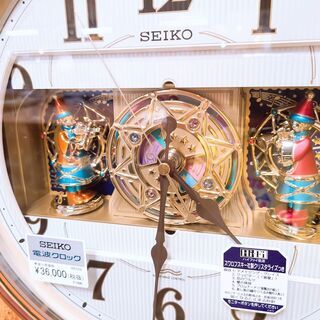 愛品館市原店】セイコー クロック 掛け時計 電波 アナログ からくり 6