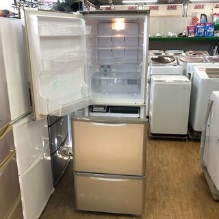 美品【 SHARP 】シャープ 350L 両開き3ドア 冷蔵庫 どっちもドア