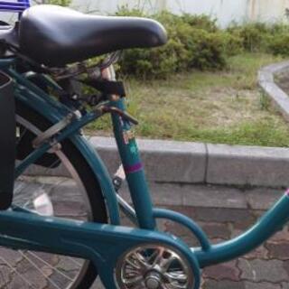 チャイルドシート付き自転車