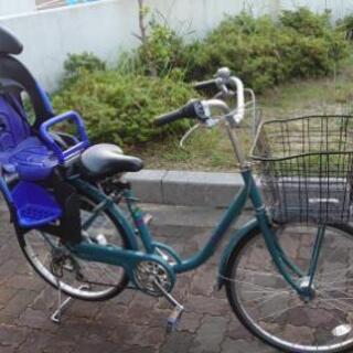 チャイルドシート付き自転車