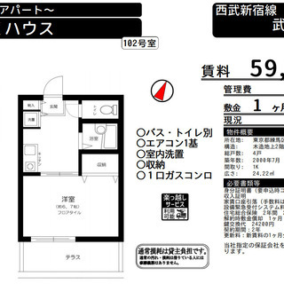 西武新宿線 武蔵関駅 徒歩5分 バストイレ別 麒麟不動産池袋西口君 武蔵関のアパートの不動産 住宅情報 無料掲載の掲示板 ジモティー