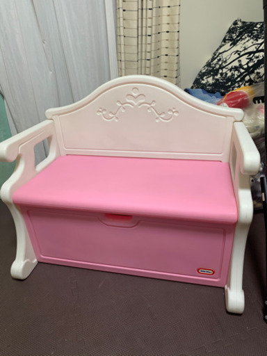希少 美品リトルタイクス ベンチおもちゃ箱