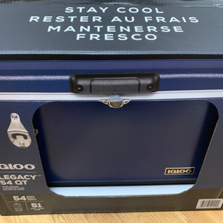 IGLOO イグルー クーラーボックス レガシー 51㍑ ステンレス ブルー Igloo イグルー クーラーボックス ステンレススチール クーラー