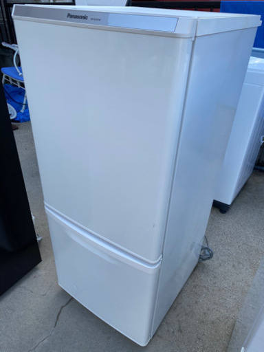 2013年製 パナソニック 2ドア冷蔵庫（138L） NR-B145W-W ホワイト(1007c)