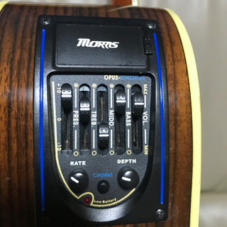 受け渡し者決定］Morris S20 エレアコギターコーラス付き