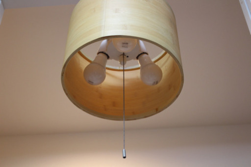 Led電球対応 ウッド ペンダントライト Take 2 テイク2 照明 リビング ダイニング 4 6畳用 子供部屋 寝室 ブラウン ナチュラ エビティッシュ 中野坂上の照明器具の中古あげます 譲ります ジモティーで不用品の処分