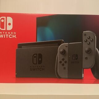 新品　Nintendo Switch 本体　グレー　 店舗印あり