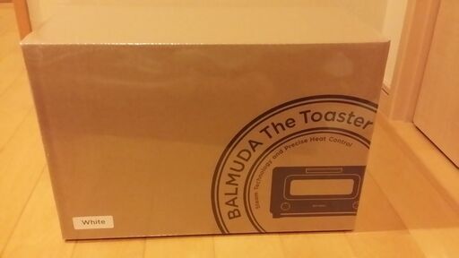 お値下げしました！　新品　メーカー保証有　BALMUDA The Toaster K05A-WH　バルミューダ　トースター
