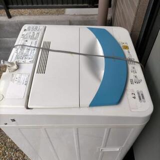 ナショナル　4.2kg　洗濯機