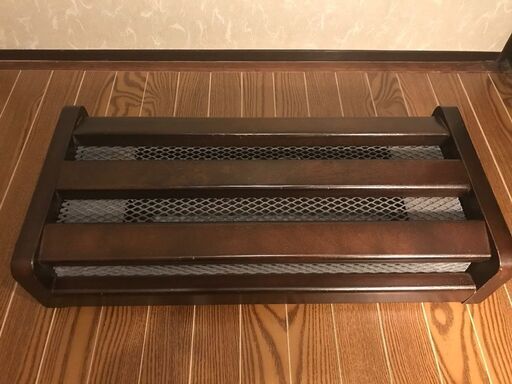 【値下げ】メトロ 木枠 フットヒーター 1灯式 手元電子コントローラー式 5時間切タイマー付き MFH181ET