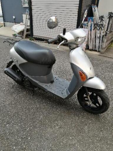 値下げしました!　エンジン好調、燃費最高!　スズキ　レッツ4G CA41A シルバー　リアメッシュバケットご希望によりおつけします!!
