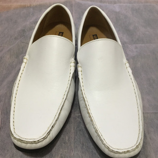 革靴　ホワイト　Hawkins Premium