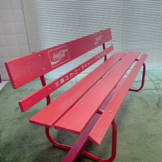 木製コカコーラベンチ 木製コカコーラベンチ