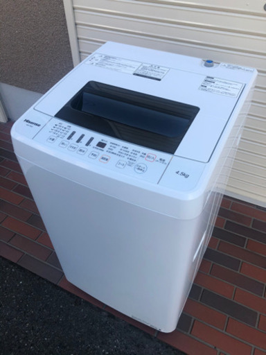 ■極美品■ハイセンス　全自動洗濯機　2019年製　高年式