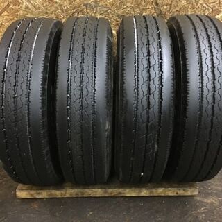【BS DURAVIS R205 195/75R15 109/107L LT】夏タイヤ【スチールホイール 15インチ 5.5J6HPCD139.7】2016年製 バリ溝　(TF370) クレジットカード QR決済可能