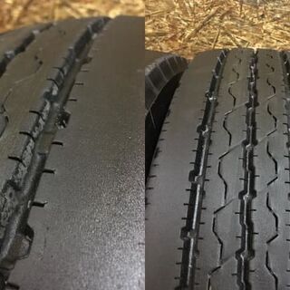【BS DURAVIS R205 195/75R15 109/107L LT】夏タイヤ【スチールホイール 15インチ 5.5J6HPCD139.7】2016年製 バリ溝　(TF370) クレジットカード QR決済可能