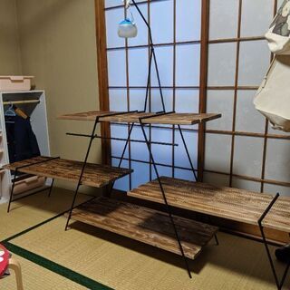 値下げしました アイアンラック キャンプ