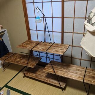 値下げしました アイアンラック キャンプ