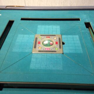 □2766□全自動麻雀卓 AM-9401A 電元オートメーション 麻雀 牌付き 点