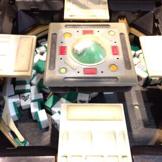 □2766□全自動麻雀卓 AM-9401A 電元オートメーション 麻雀 牌付き 点