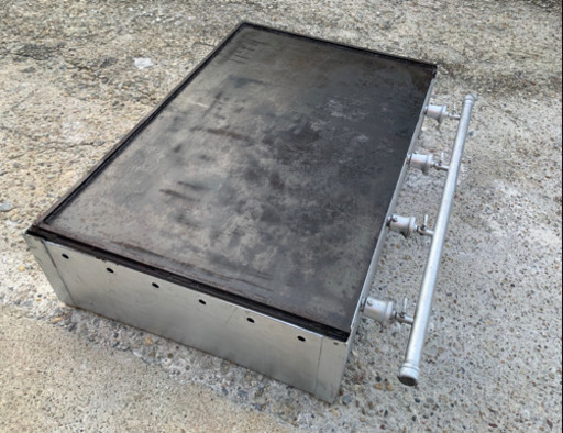 極厚９ミリ 鉄板焼き ネット専用品 未使用品 ７５ｃｍ 大量調理に ガスグリラー