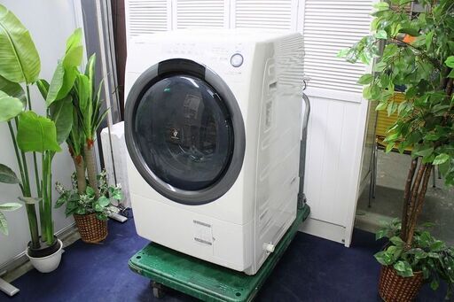 R2148) SHARP ｼｬｰﾌﾟ ｺﾝﾊﾟｸﾄﾄﾞﾗﾑ式洗濯乾燥機 洗濯7㎏/乾燥3.5㎏ ﾌﾟﾗｽﾞﾏｸﾗｽﾀｰ ES-S7C-WL 2019年製! 洗濯機 店頭取引大歓迎♪