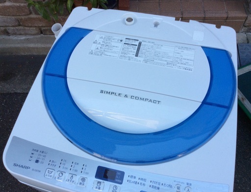 【RKGSE-378】特価！シャープ/SHARP/7kg/全自動洗濯機/ES-GE70R-A/中古/2016年製/当社より近隣地域無料配達