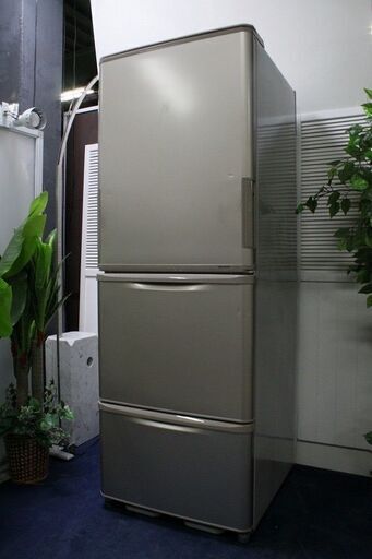 R2153) SHARP シャープ 3ドア 冷凍冷蔵庫 どっちもドア SJ-WA35X-S 2013年製! 冷蔵庫 店頭取引大歓迎♪