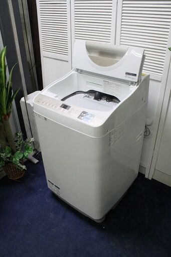 R2156) SHARP シャープ 電気洗濯乾燥機 ES-T5CBKｰN 洗濯容量 5.5kg 乾燥容量 3.5kg 2019年製! 洗濯機 店頭取引大歓迎♪