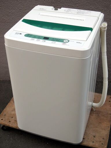⑰-M【6ヶ月保証付】18年製 ヤマダ電機オリジナル 4.5kg 全自動洗濯機 YWM-T45A1【PayPay使えます】