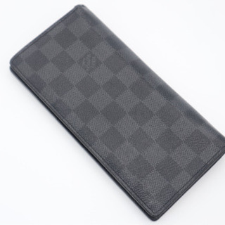 LOUIS VUITTON/ダミエ ポルトフォイユ ブラザ》Bランク ブラック