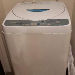 【ネット決済】洗濯機 SHARP ES-GL45 4.5キロ