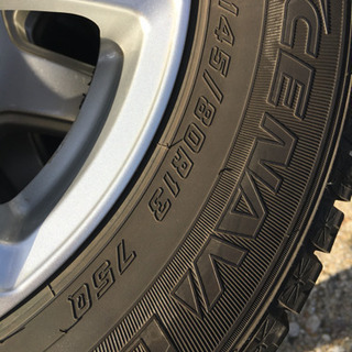 スタッドレスタイヤ145/80R13アルミホイール