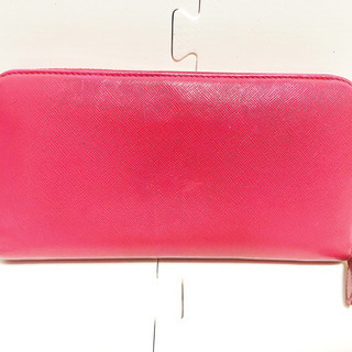 プラダ　長財布　サフィアーノピンク