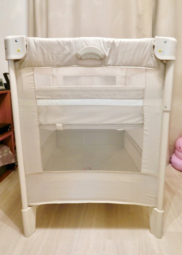 美品】【問合わせ可】ココネルエアー ミルク アップリカ ベビーベッド