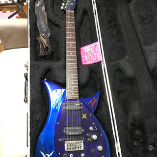 TALBO ブルー 赤LED ギターシンセ
