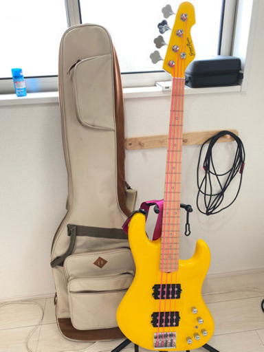 【最終値下げ】グラスルーツ エレキベース GrassRoots Artist Series G-助平 Yellow KENTA Model