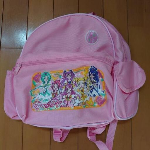 プリキュア リュック 薄手で軽いです ぷっちー 桔梗のキッズ用品 子供用バッグ の中古あげます 譲ります ジモティーで不用品の処分