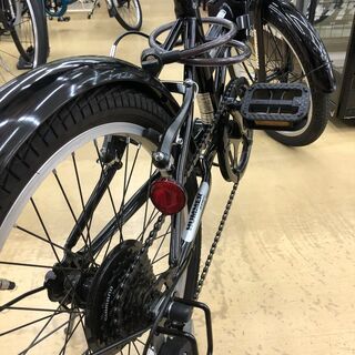 20インチ　折りたたみ自転車　6段変速ギア付き　HUMMER