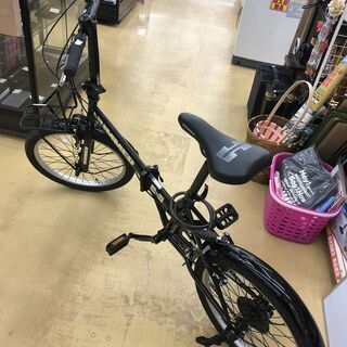 20インチ　折りたたみ自転車　6段変速ギア付き　HUMMER