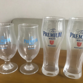 【非売品・未使用】プレミアムモルツ　グラス２種ペア
