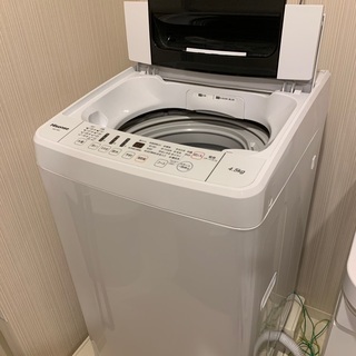 中古洗濯機　4.5kg 2年半使用