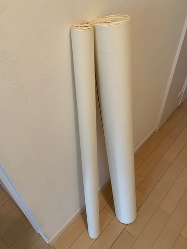 Diyに 壁紙ロールオフホワイト色2種類裏面のりなしタイプ うみがめ 豊洲のその他の中古あげます 譲ります ジモティーで不用品の処分