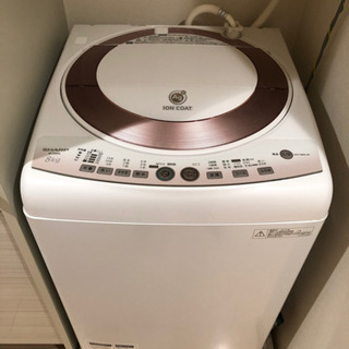 【ネット決済】普通の洗濯機　SHARP ES-GE80L-P